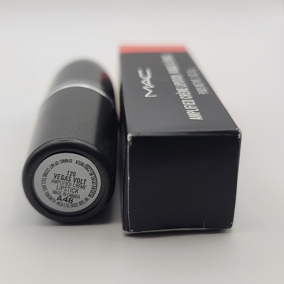 Mac Cosmetics Amplified Creme Lipstick in 120 Vegas Volt - Picture 7 of 8
